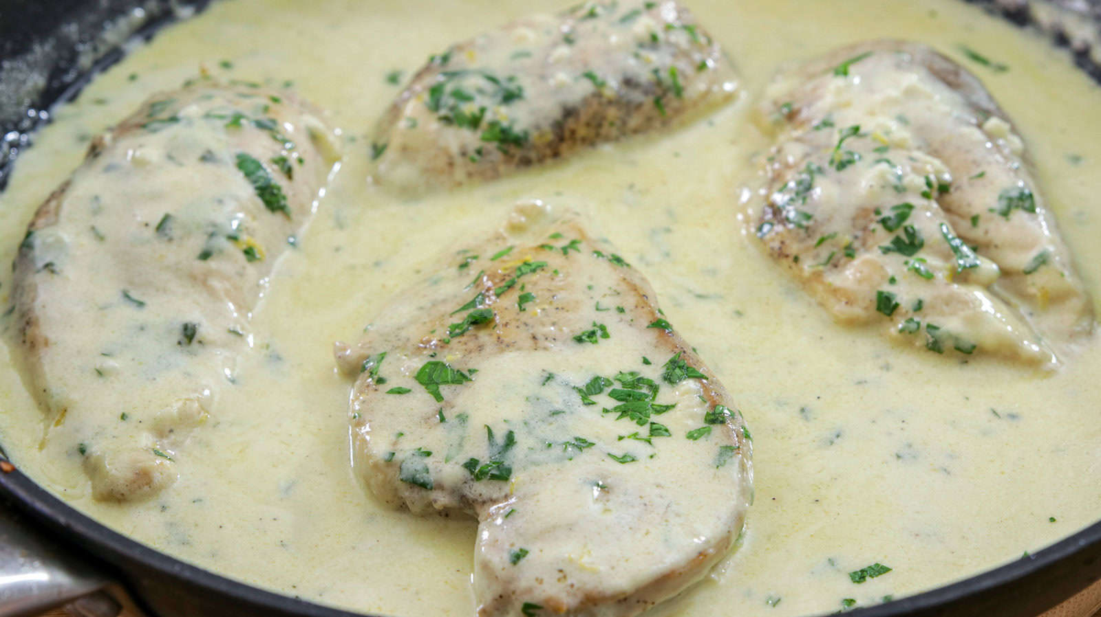 Crispy Lemon-Herb Chicken with Creamy Avocado Sauce
