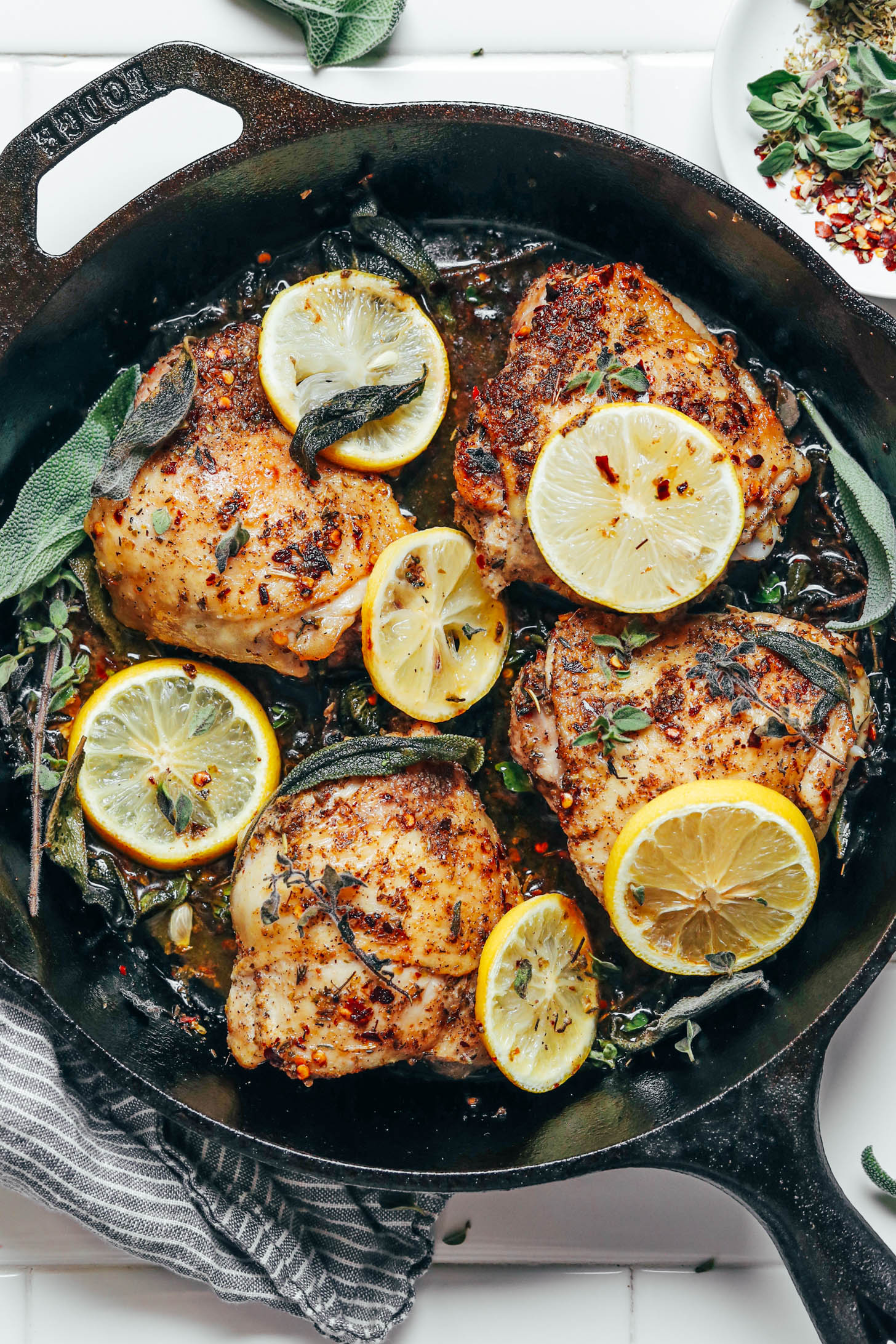 Real Deal Herb-Roasted Chicken Thighs