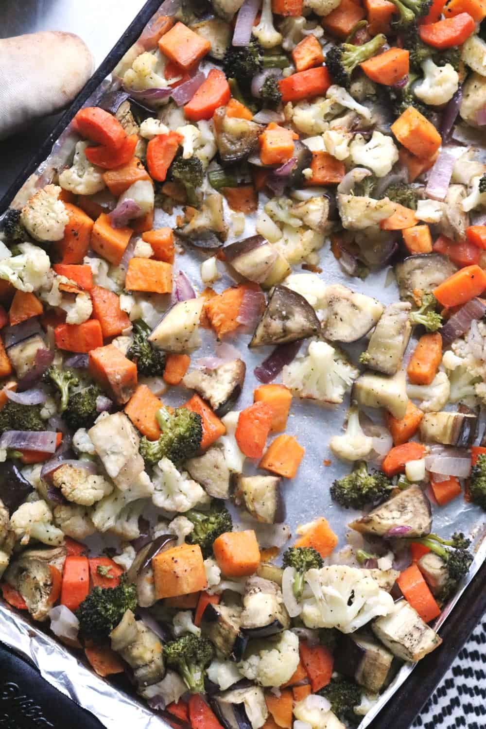 Best Mediterranean Roasted Veggie Bowl with Tahini Dressing