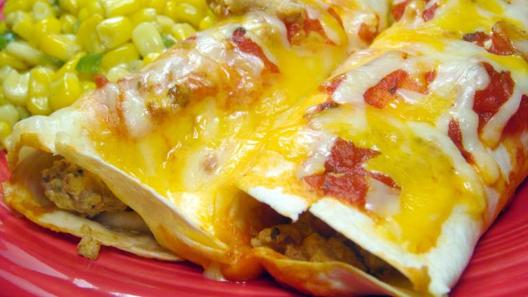 Cheesy Enchiladas with Sausage