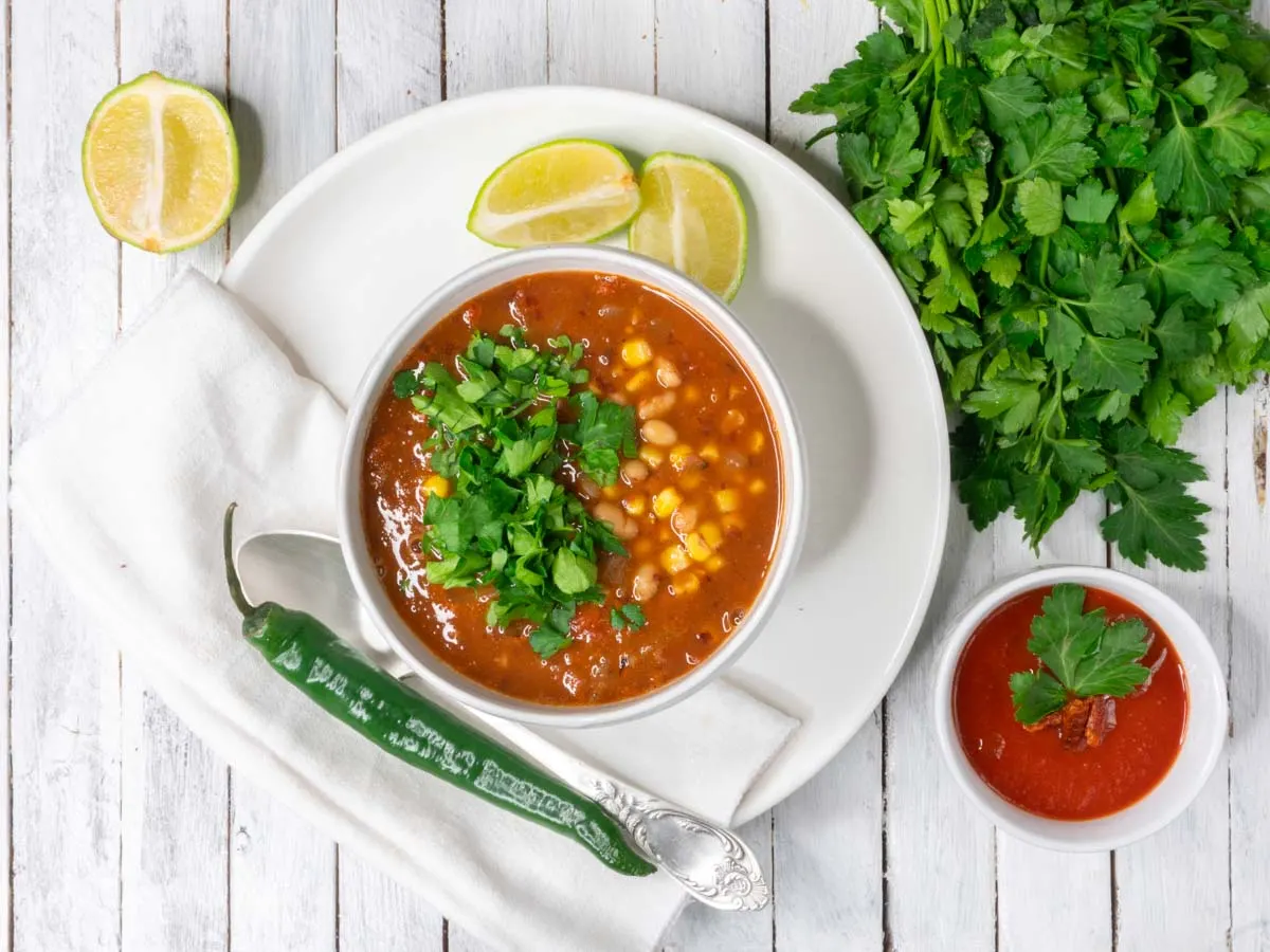 Calendar Soup with Hearty Beans