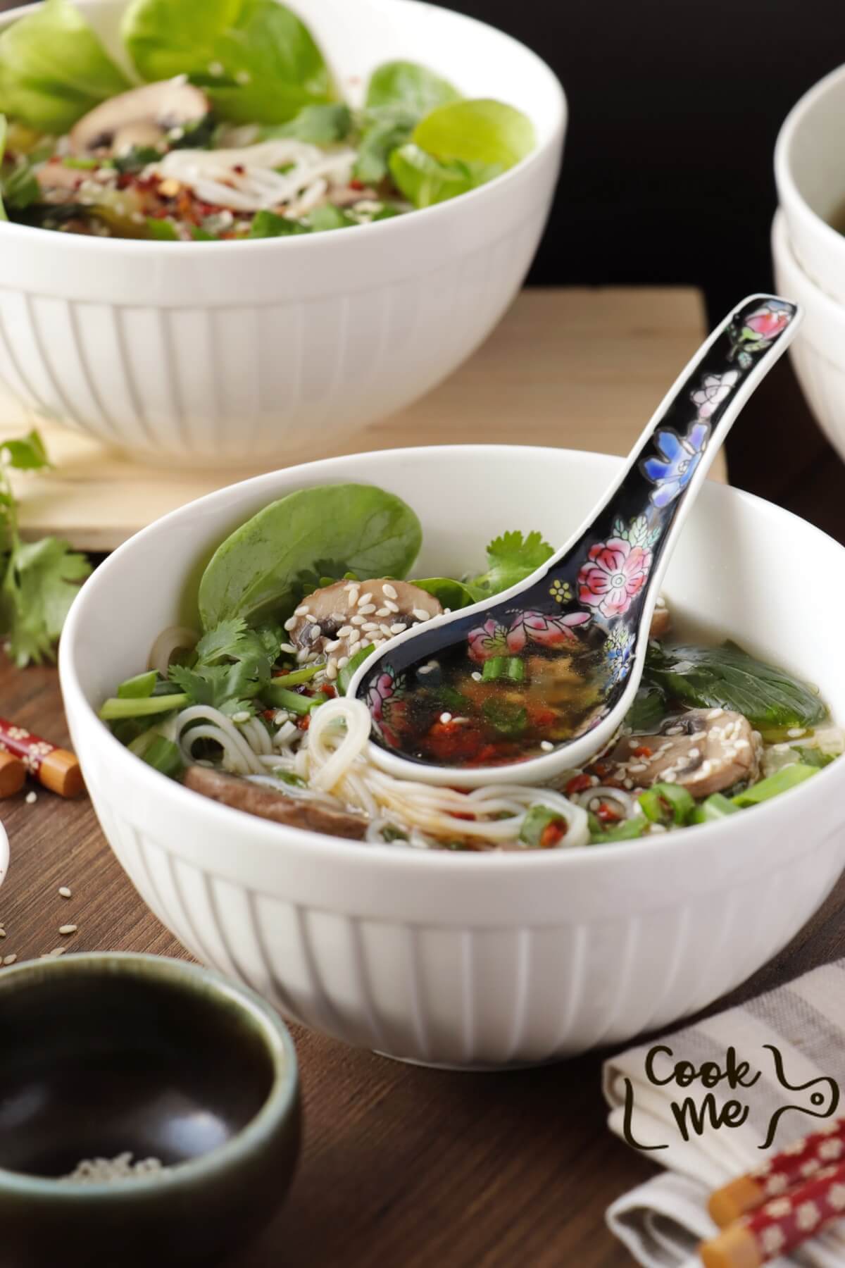 Kimchi-Infused Bok Choy Soup