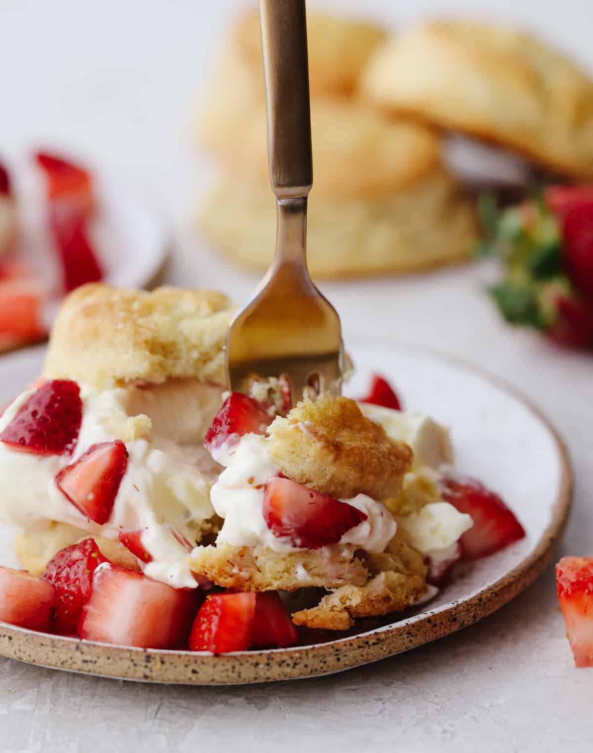 Congress Park Strawberry & Rosemary Shortcake
