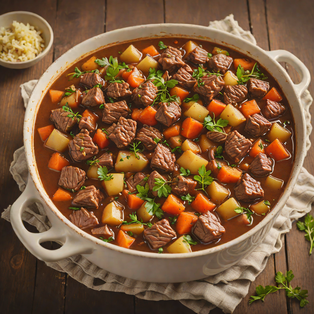 True English Beef Stew with Heritage Technique