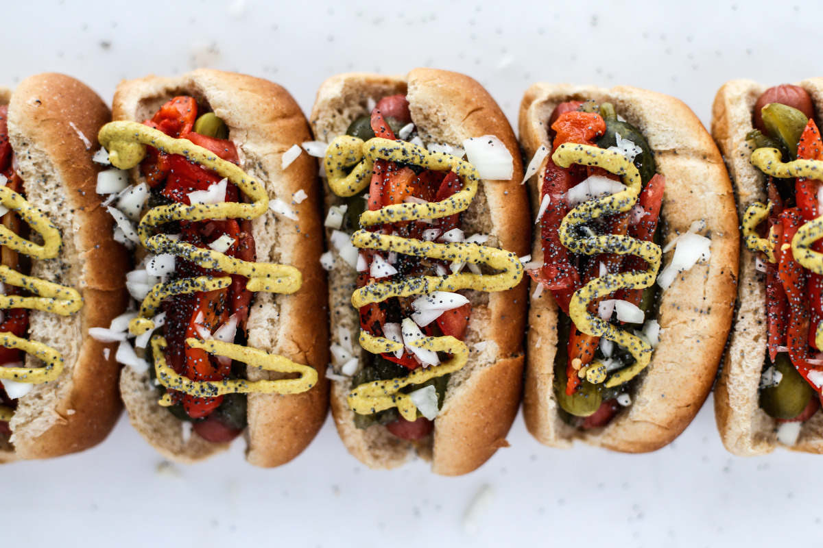 Midway Airport Chicago-Style Hot Dog