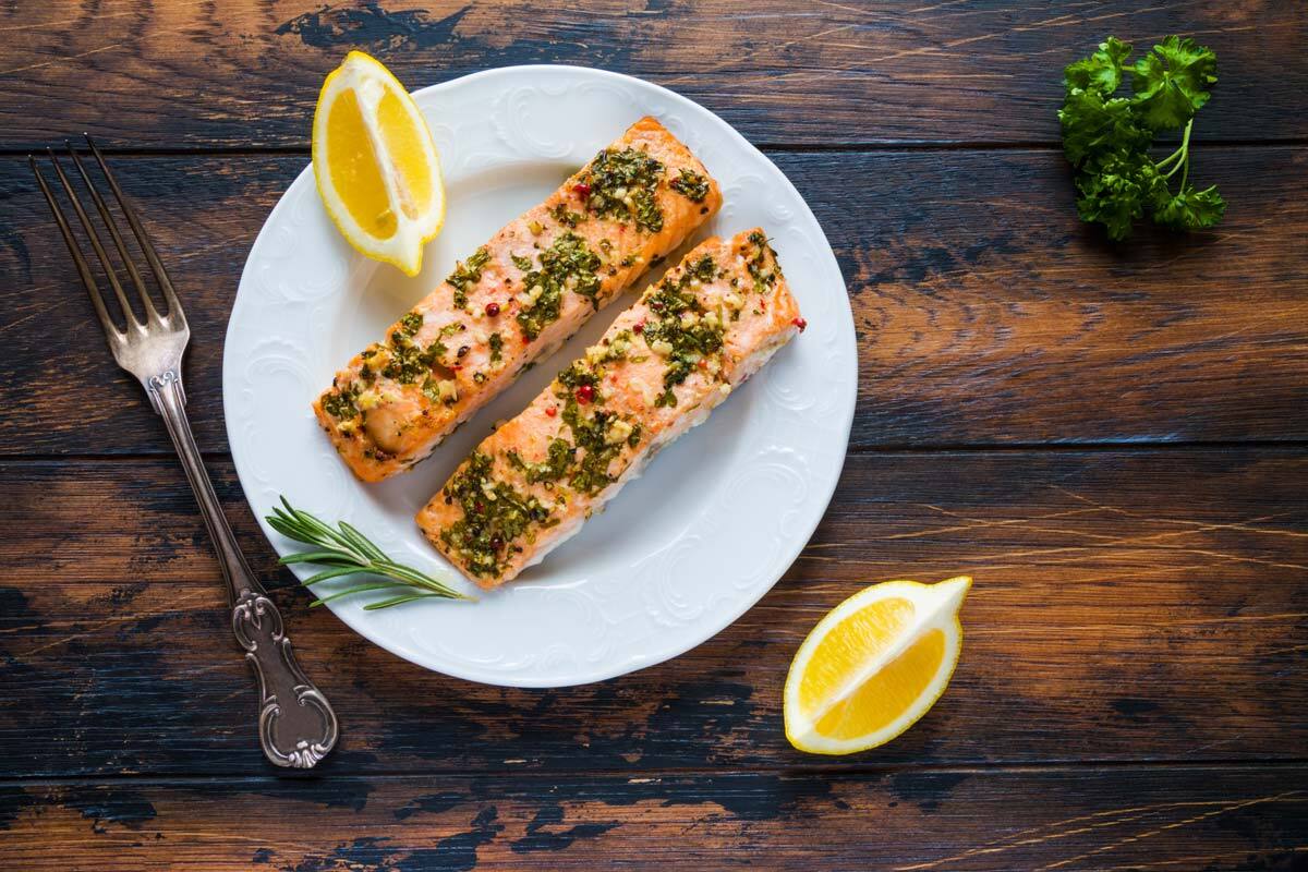 Player-Grade Stitched Herb-Crusted Salmon with Authentic Jersey Glaze