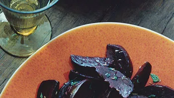 Idiomatic Herb Crust Roasted Beetroot with Real English Mint