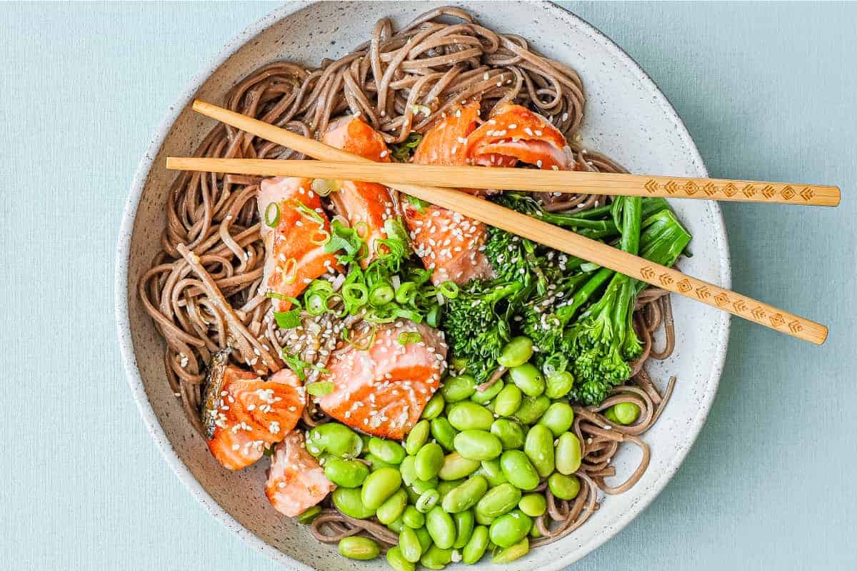Sunbeam Soba Noodles with Turmeric Lemon Dressing