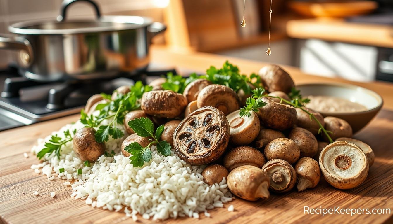 Best-Ever Mushroom Risotto with Truffle Oil