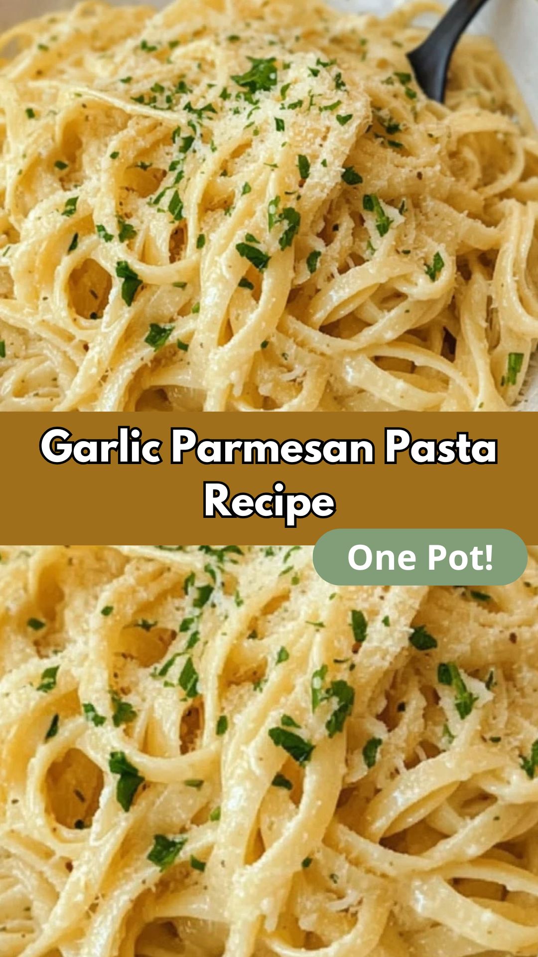 Real Garlic Parmesan Pasta with Crispy Sage