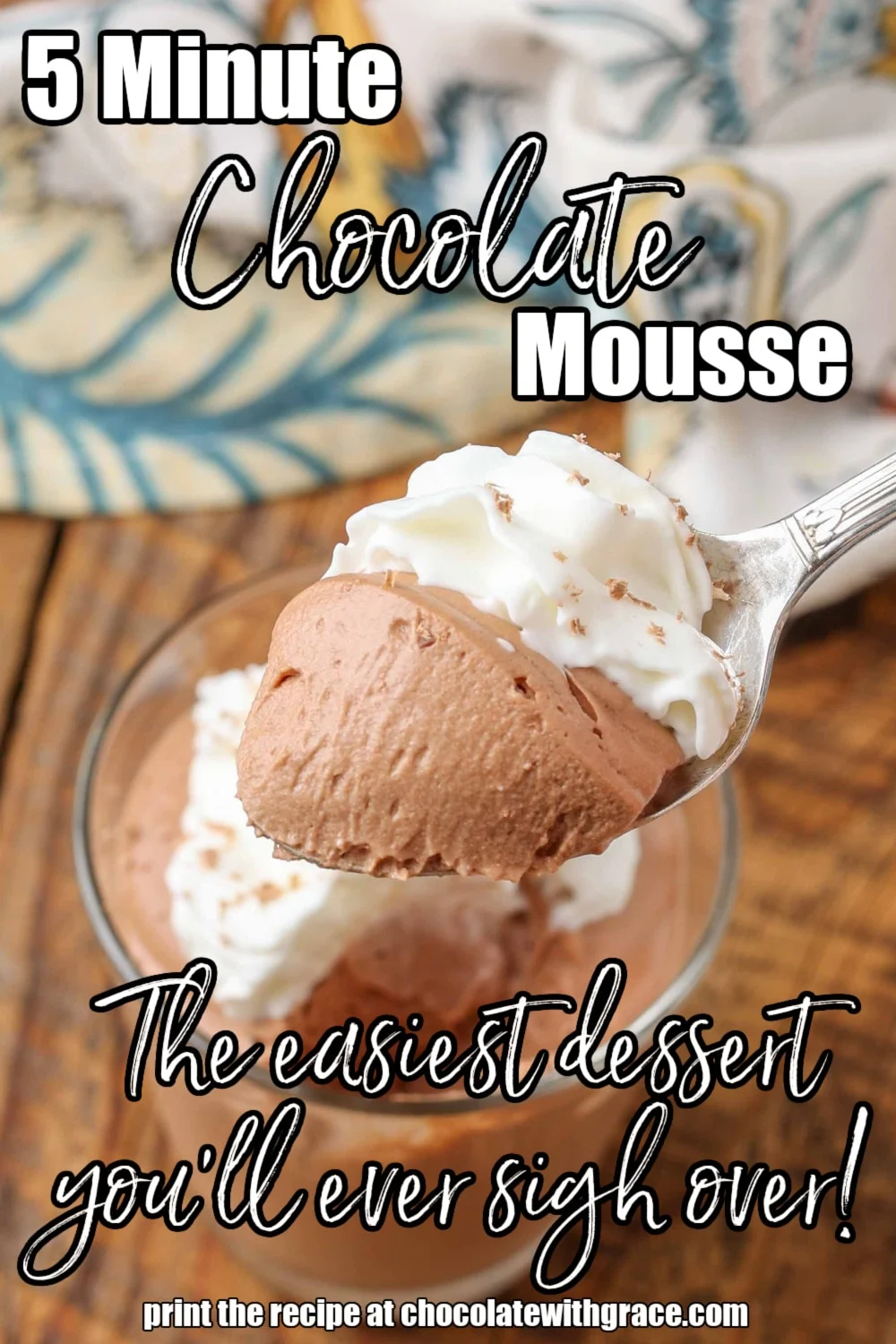 No-Bake Coconut Chocolate Mousse