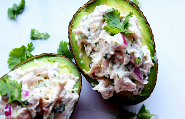 Avocado-Lime Cilantro Chicken Salad