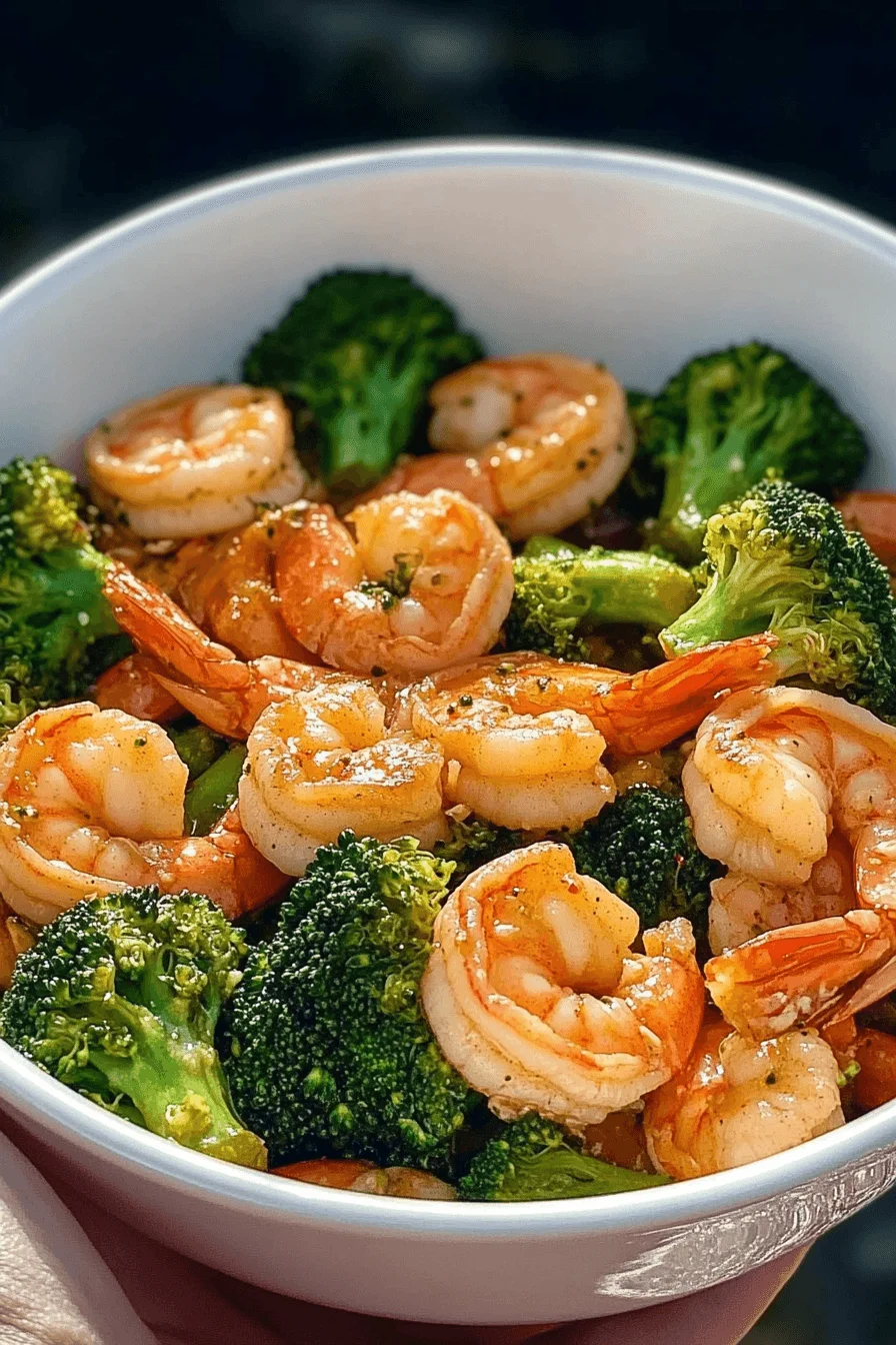 Coconut Aminos Shrimp Stir-Fry with Broccoli