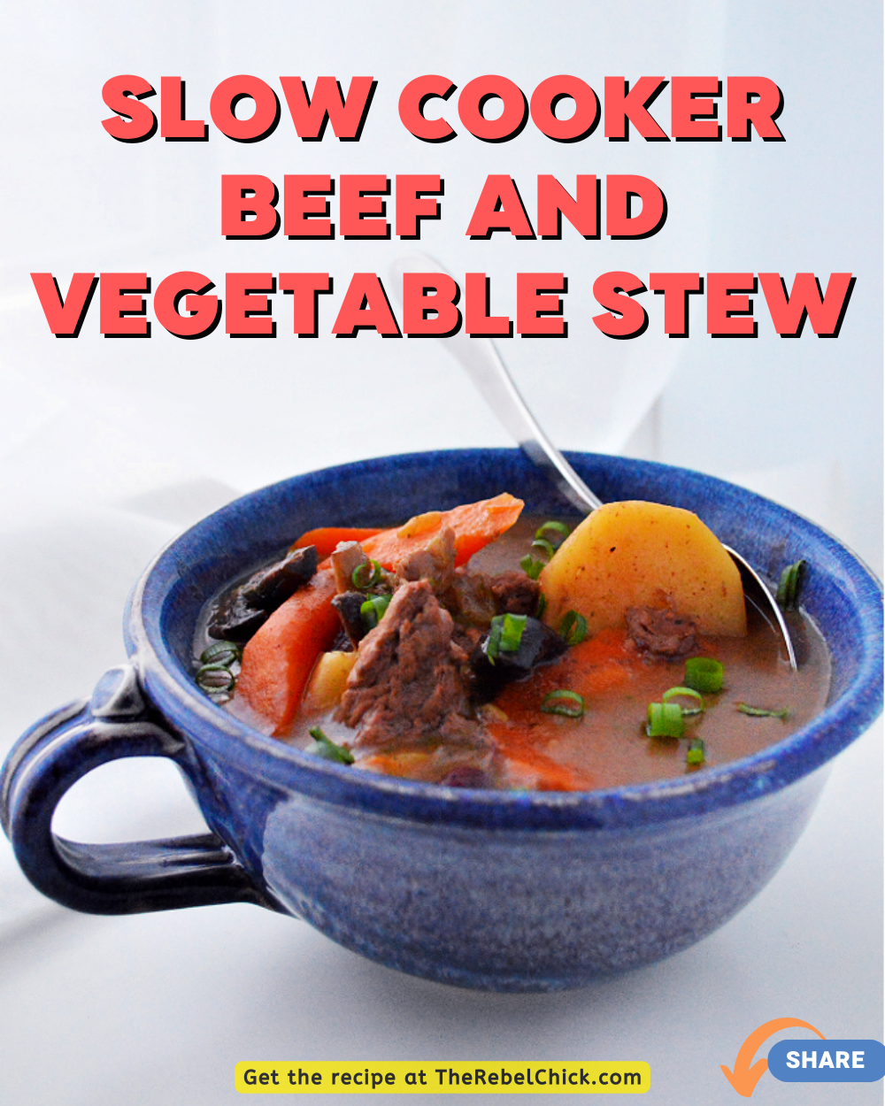 Slow Cooker Herb-Infused Beef & Vegetable Stew