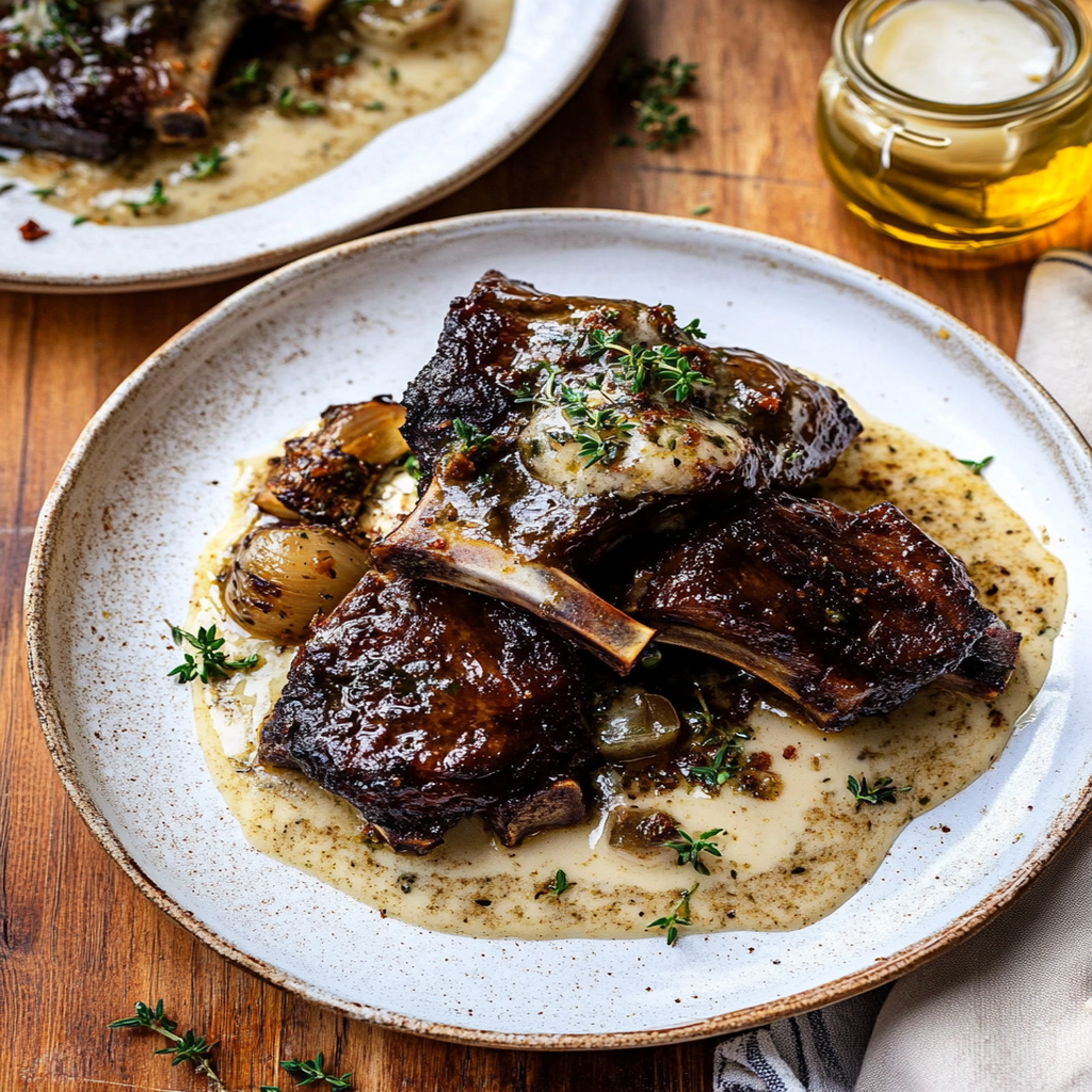 Vintage Martin's Braised Short Ribs with Herb Crust