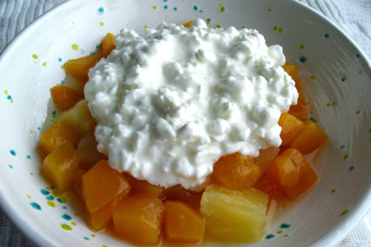 Cottage Cheese Caramel Delight