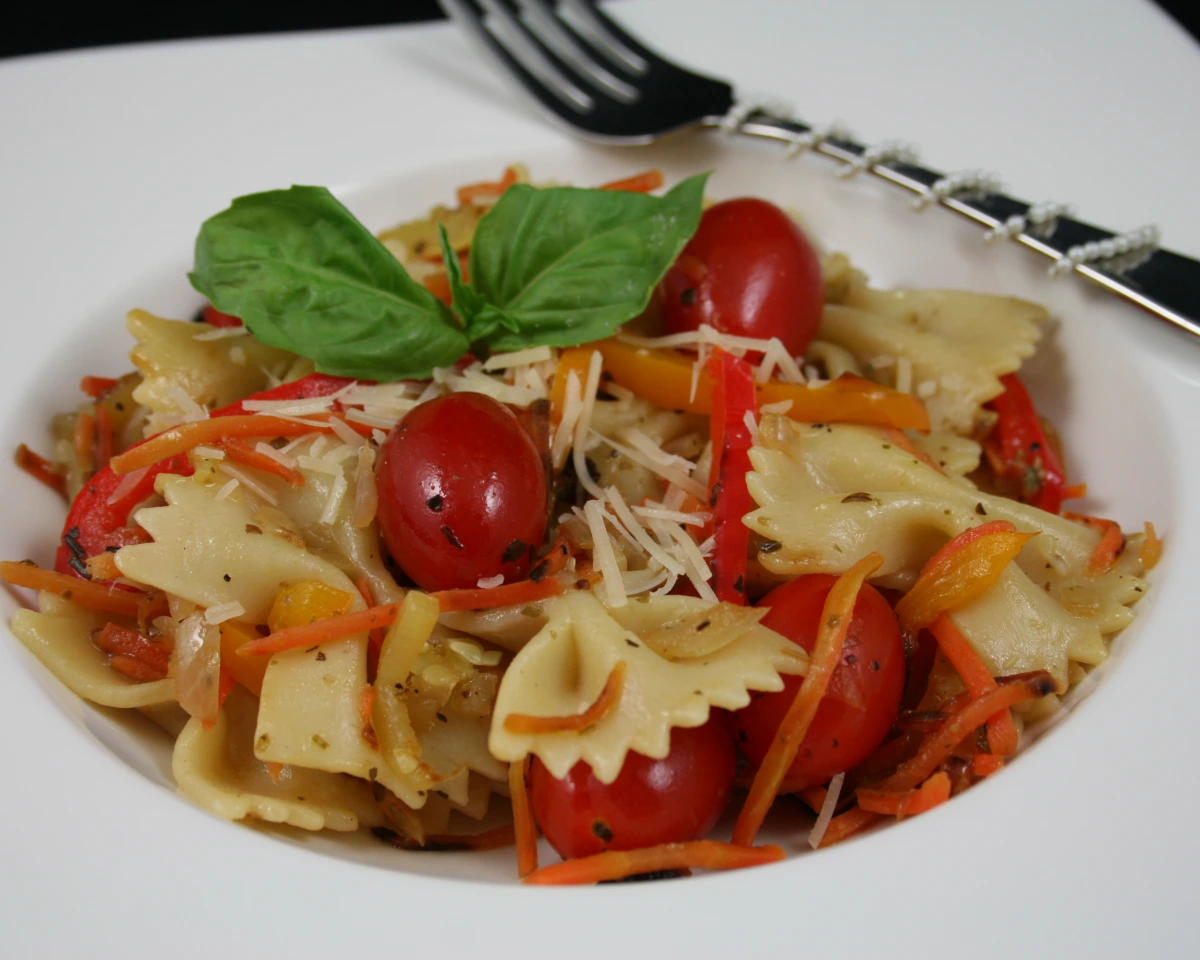 Lemon-Herb Roasted Vegetable Pasta Primavera