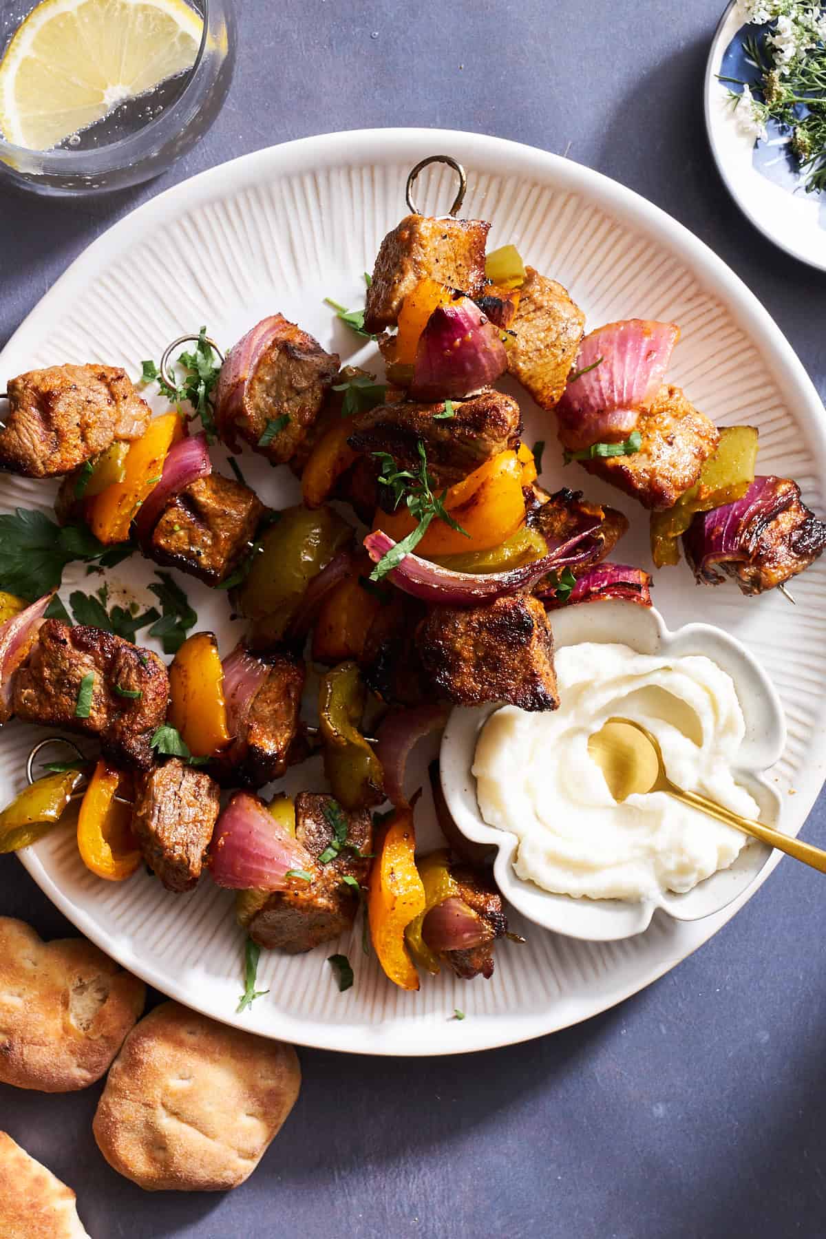 Playful Pepper Steak Skewers