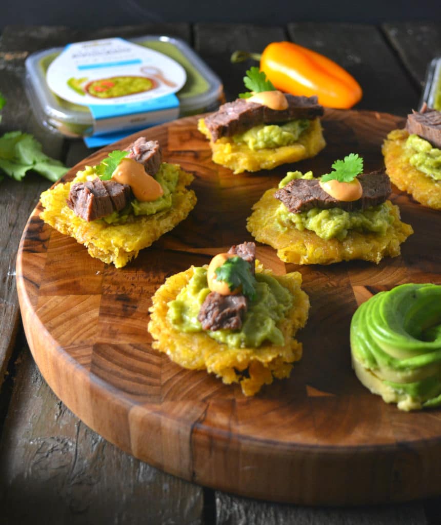 Tostones Salad with Avocado and Lime