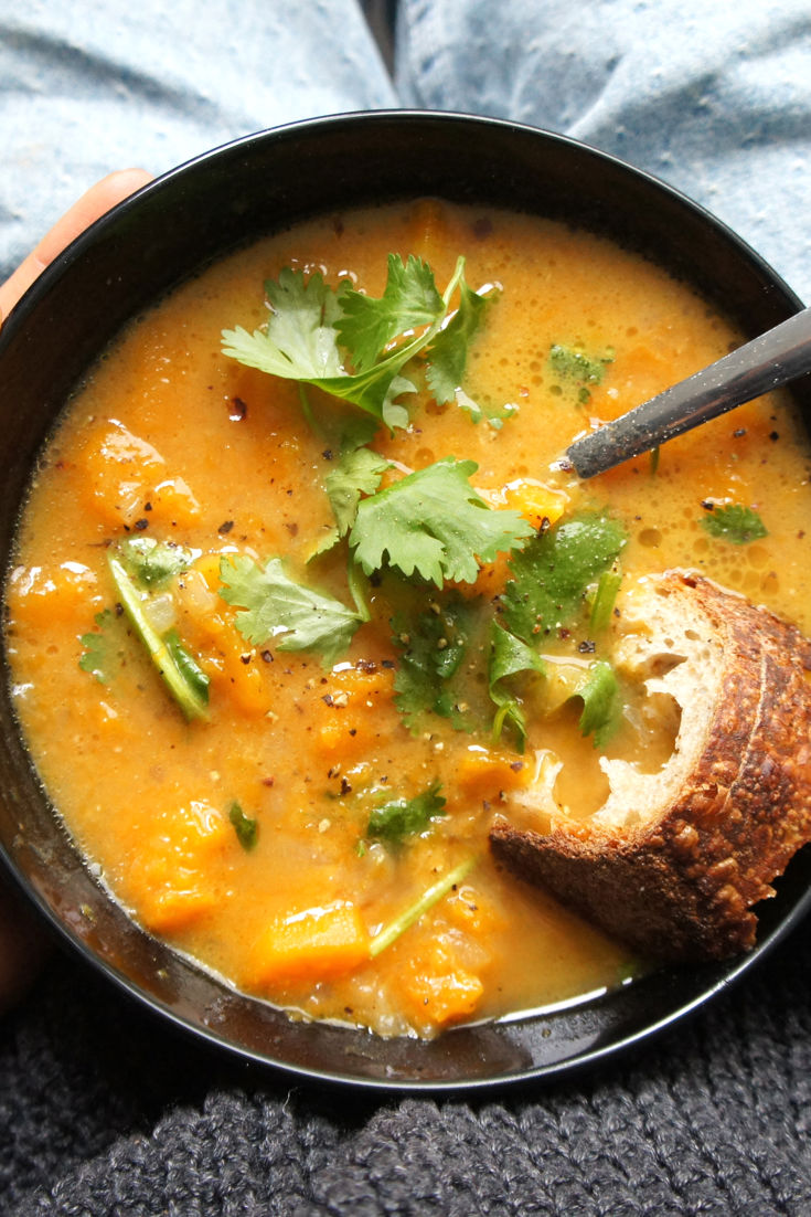 French-Spiced Miso and Butternut Squash Soup