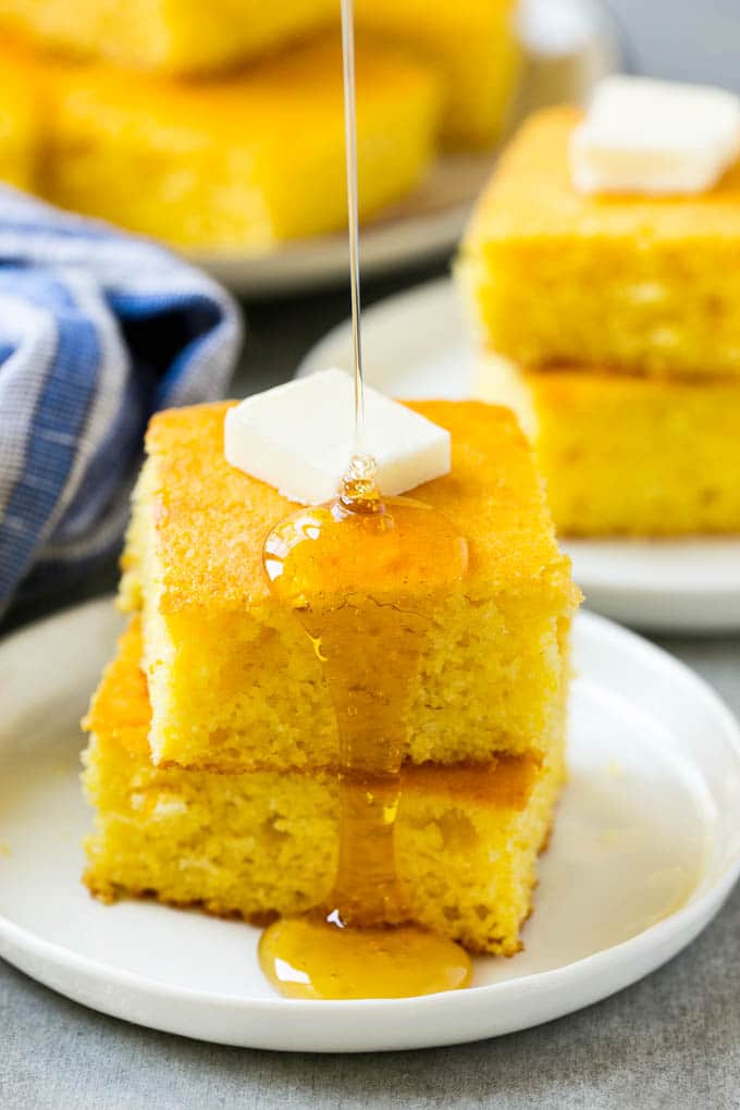 Stone-Ground Cornbread with Buttermilk & Honey Butter