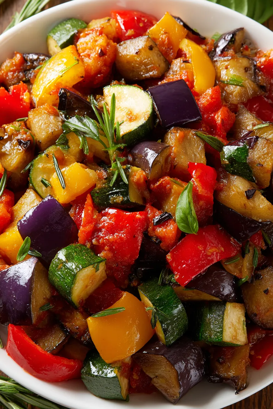 Provençal Roasted Vegetable Ratatouille