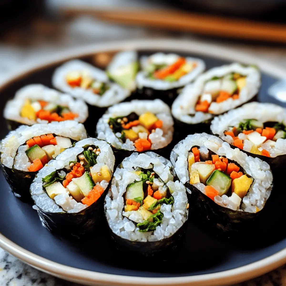 Quick-Assembled Fresh Sushi Rolls