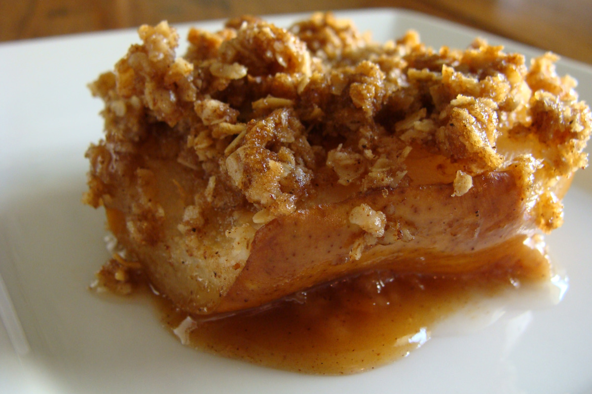Spiced Baked Pears with Almond Butter