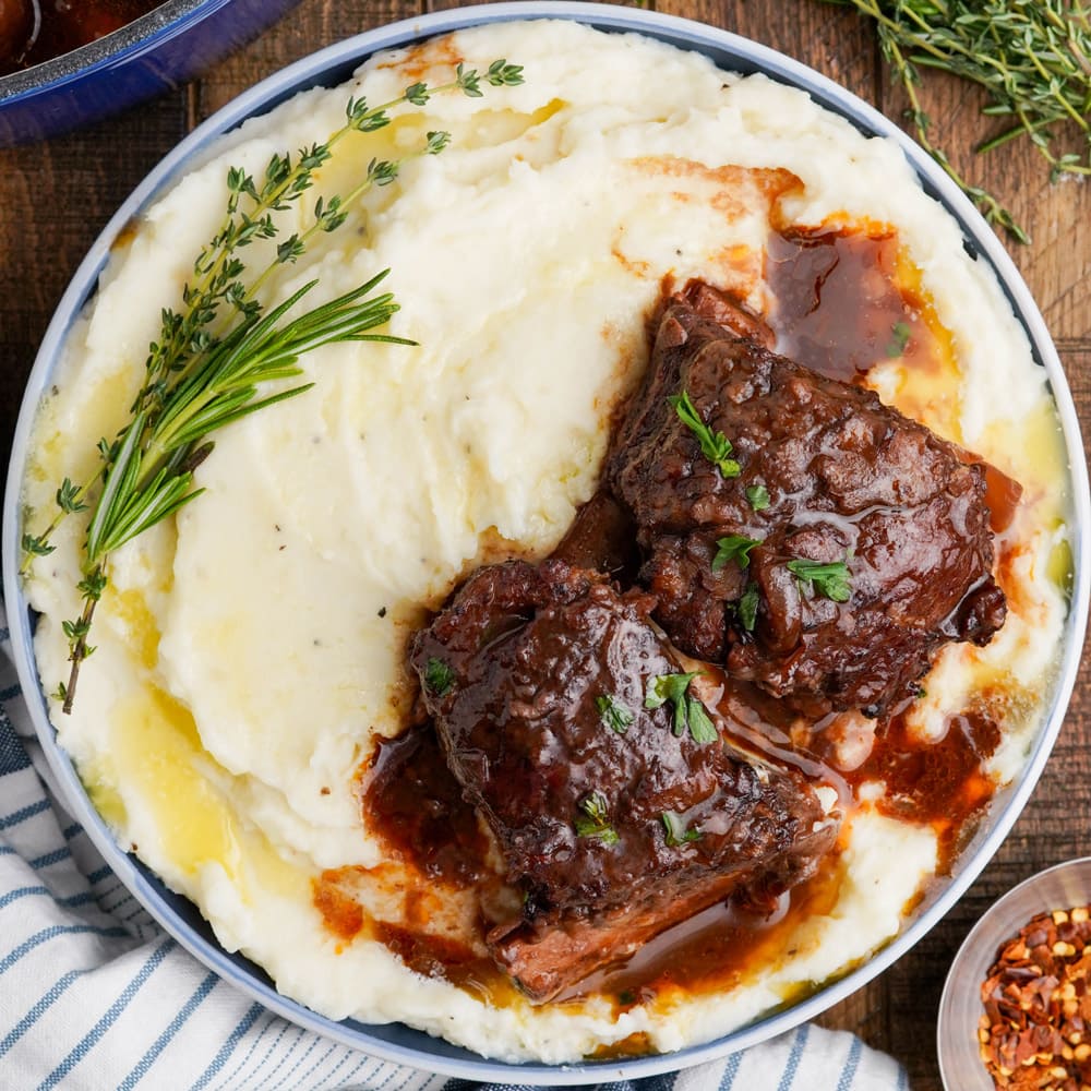 Slow-Cooked Beef Short Ribs with Evolved Tomato Glaze