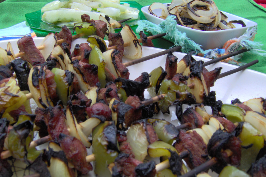 Caribbean-Style Beef Skewers