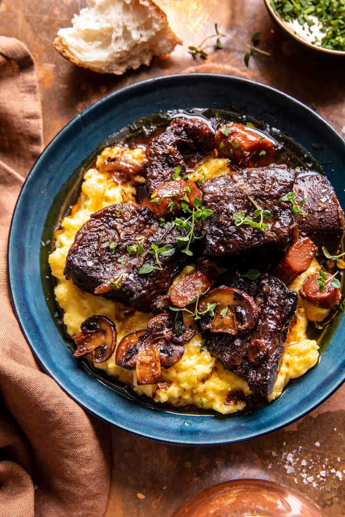 Slow-Cooked Short Rib Bourguignon