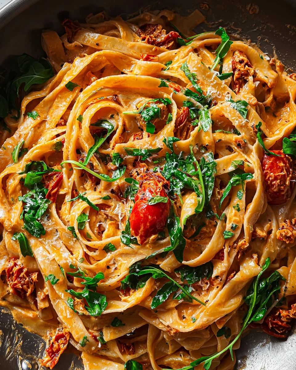 Creamy Vegan Sun-Dried Tomato Pasta