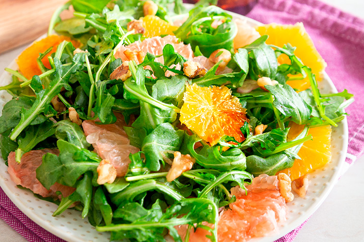 Bitter Citrus Salad with Arugula