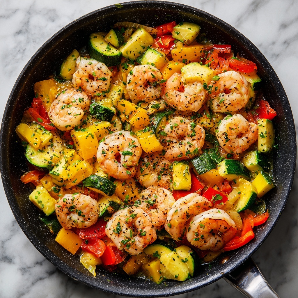 Whole30 Spicy Shrimp and Vegetable Skillet