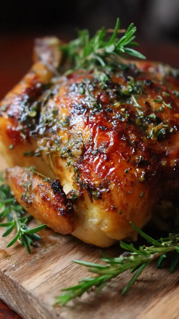 Herb-Roasted Chicken with Denver Garden Herbs