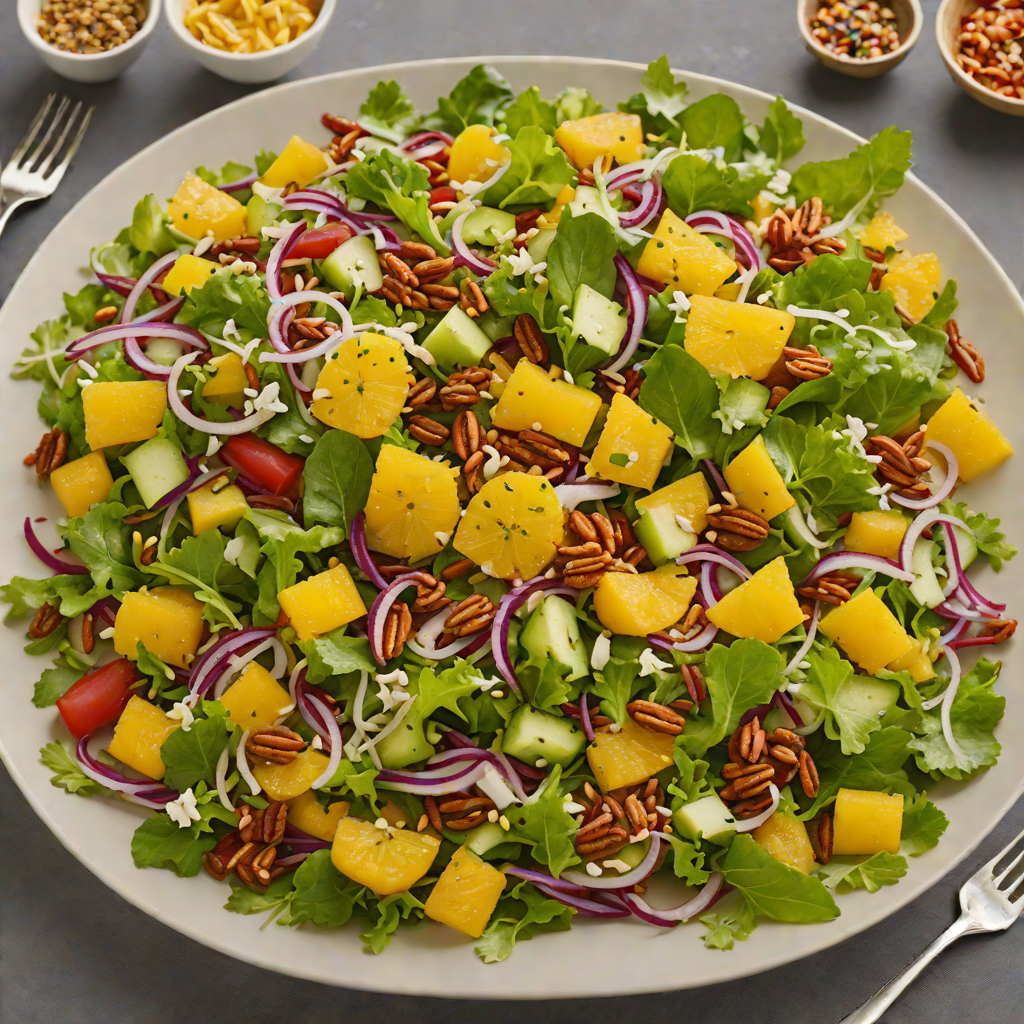 Global Spice Salad with Citrus Vinaigrette