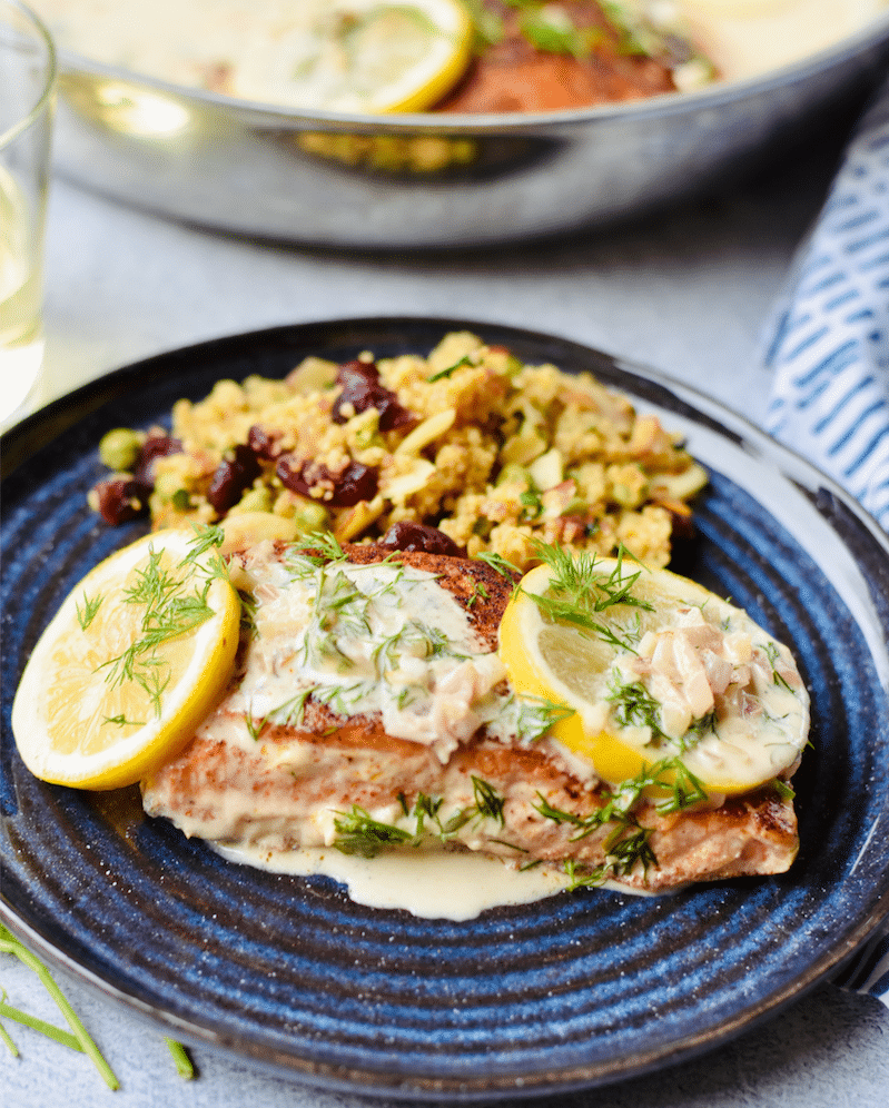 Mediterranean Lemon-Dill Salmon
