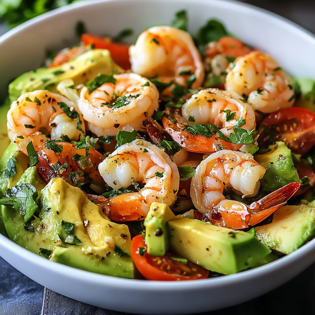 Skin-Glow Avocado-Shrimp Salad