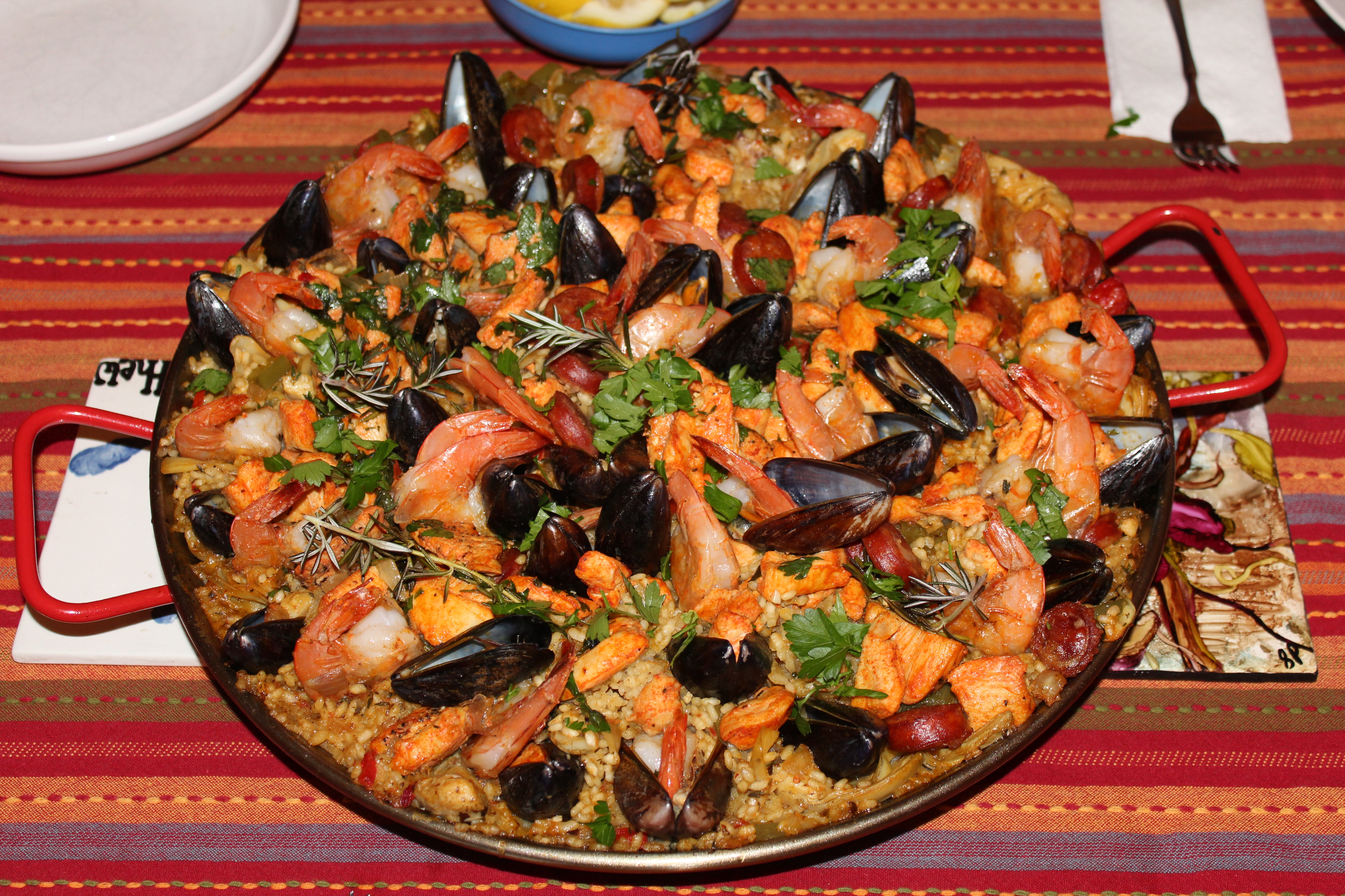 True Spanish Paella with Saffron