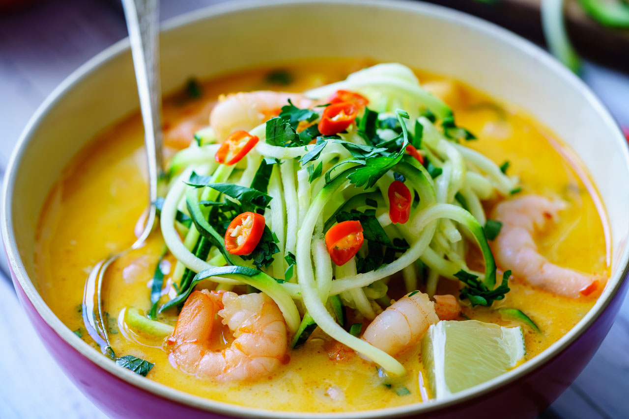 Reboot Shrimp & Zucchini Noodle Bowl