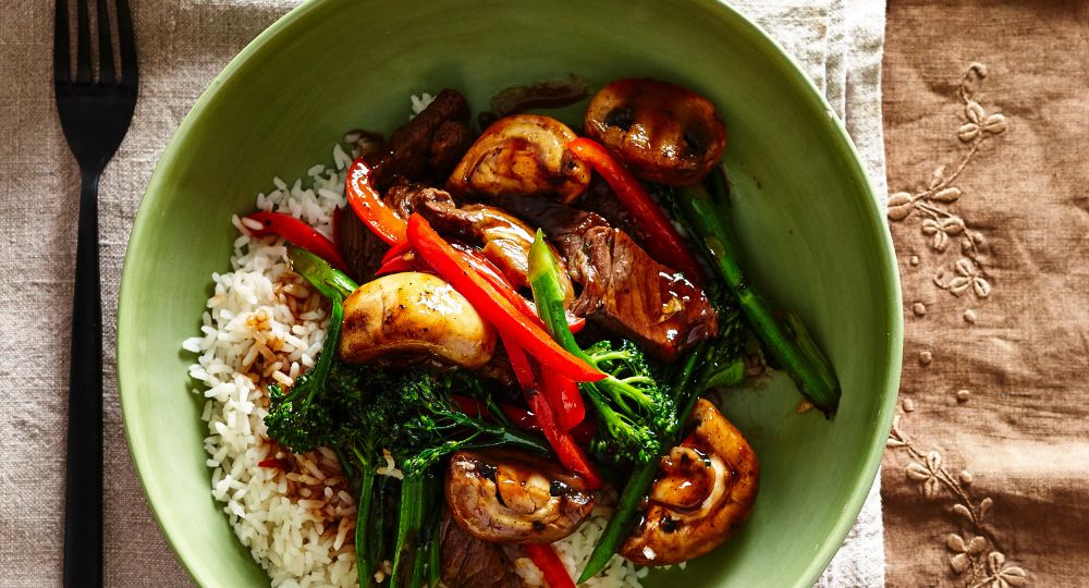 Savory Mushroom Beef Stir-Fry