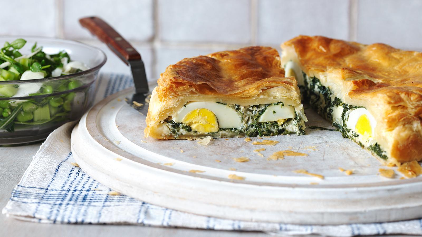 Lentil & Spinach Easter Tart