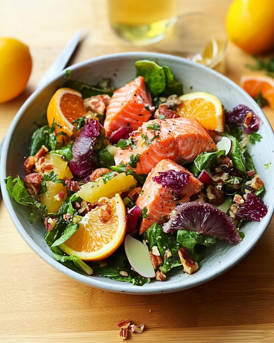 Migraine Relief Citrus-Salmon Salad
