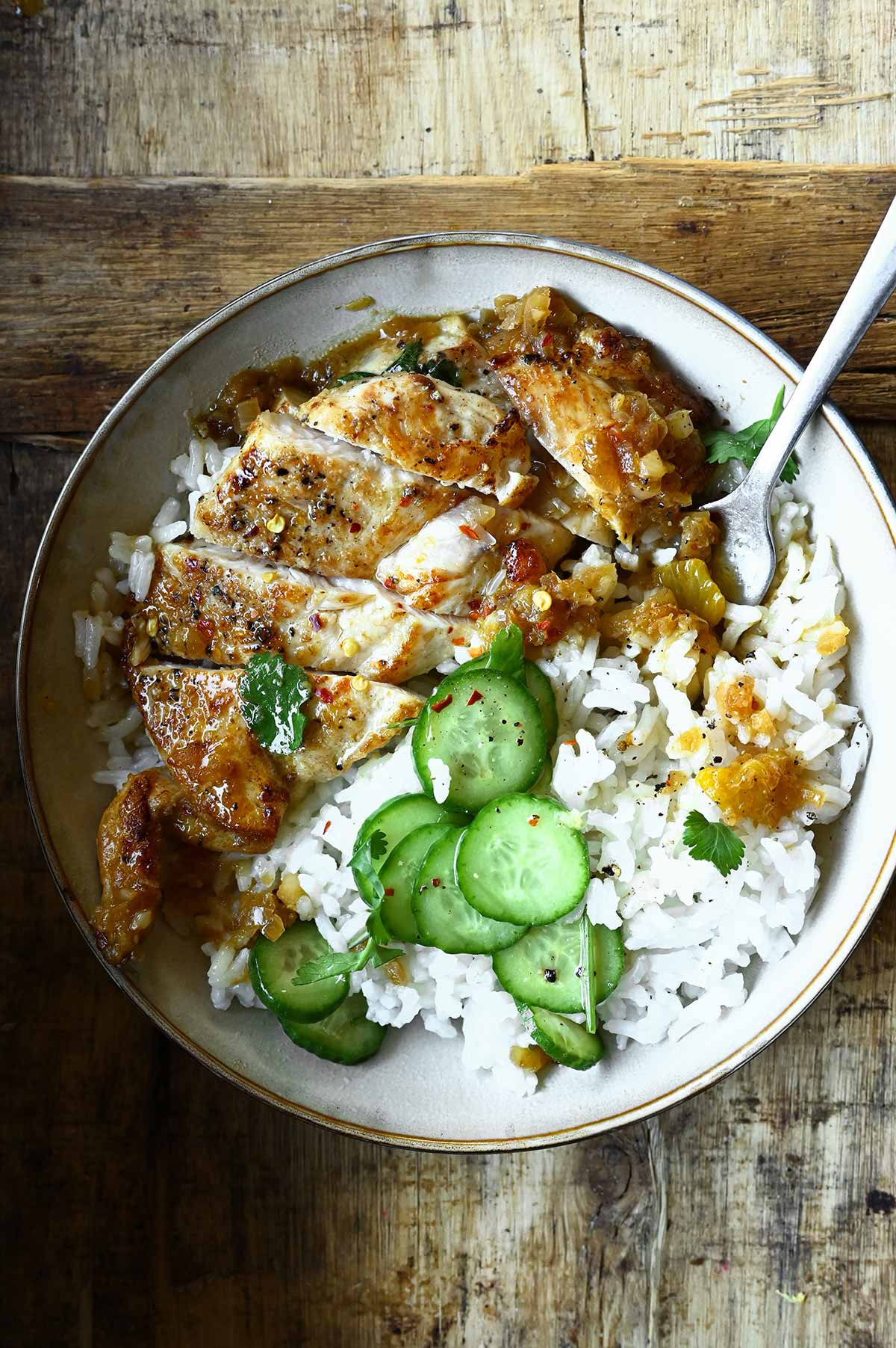 Hidden Ginger Chicken with Citrus Glaze