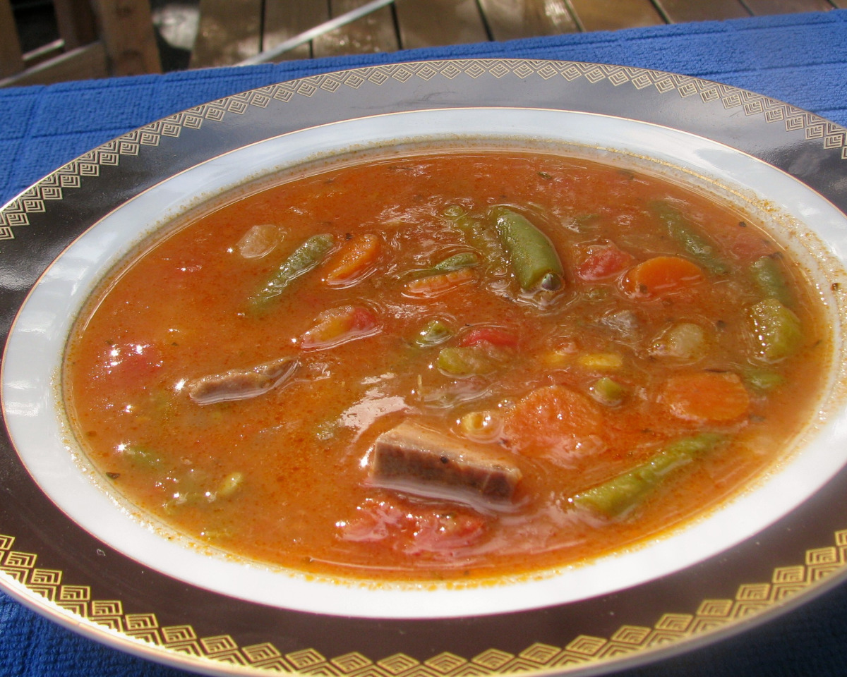 Hidden Beef Vegetable Soup