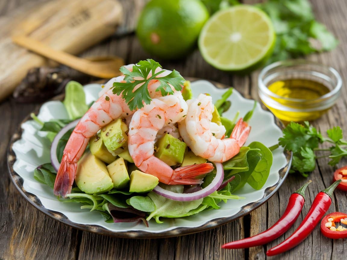 Skin-Healing Avocado & Seafood Salad