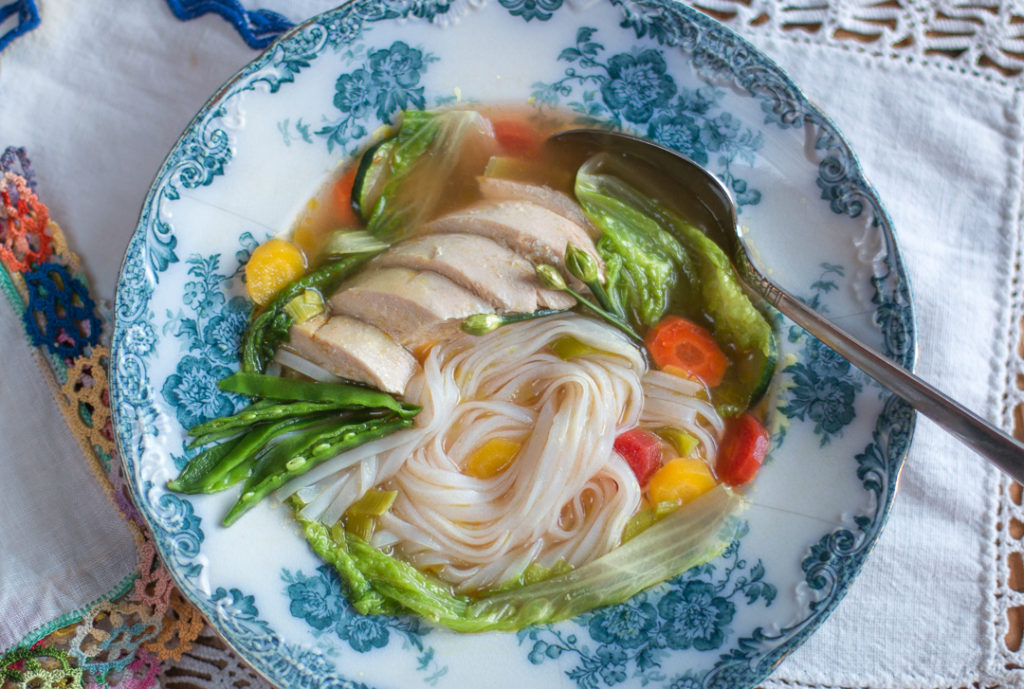 Nausea-Soothing Ginger-Infused Chicken Soup