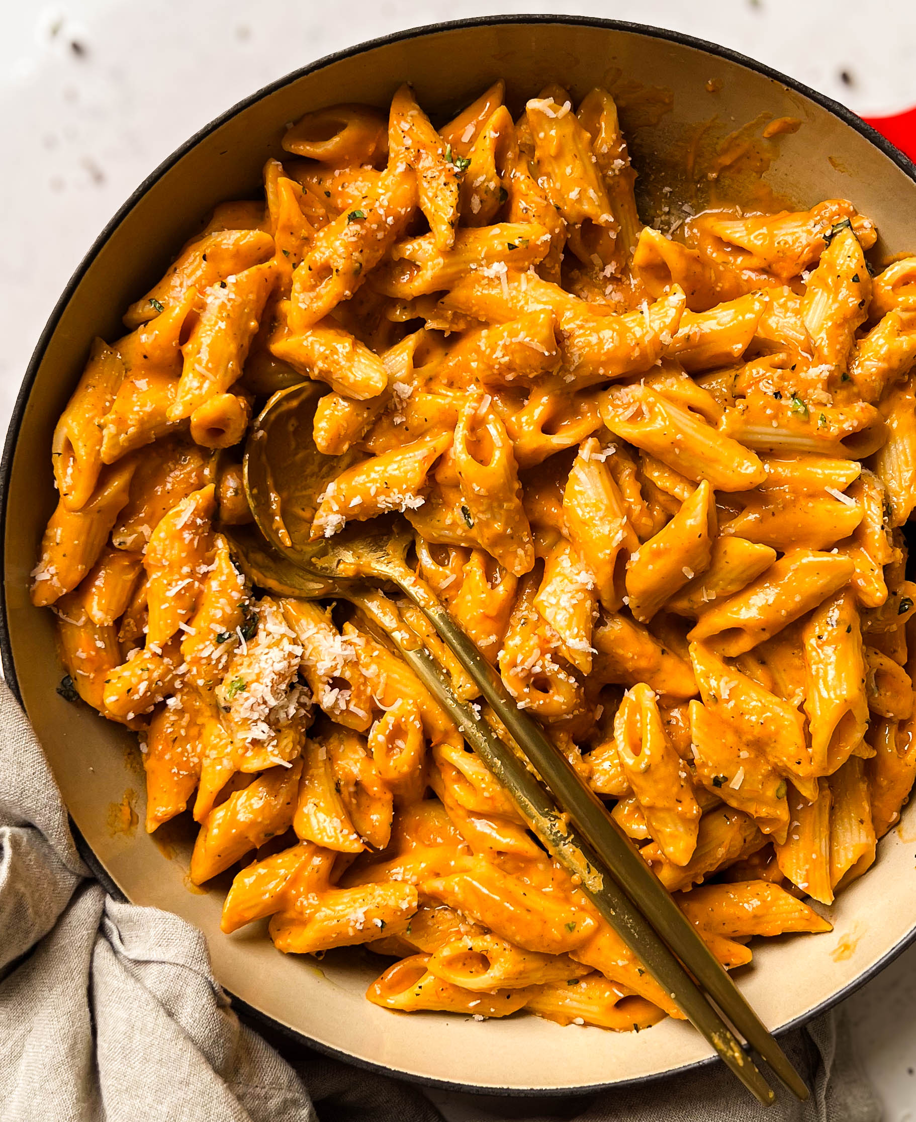 Drained Tomato Pasta
