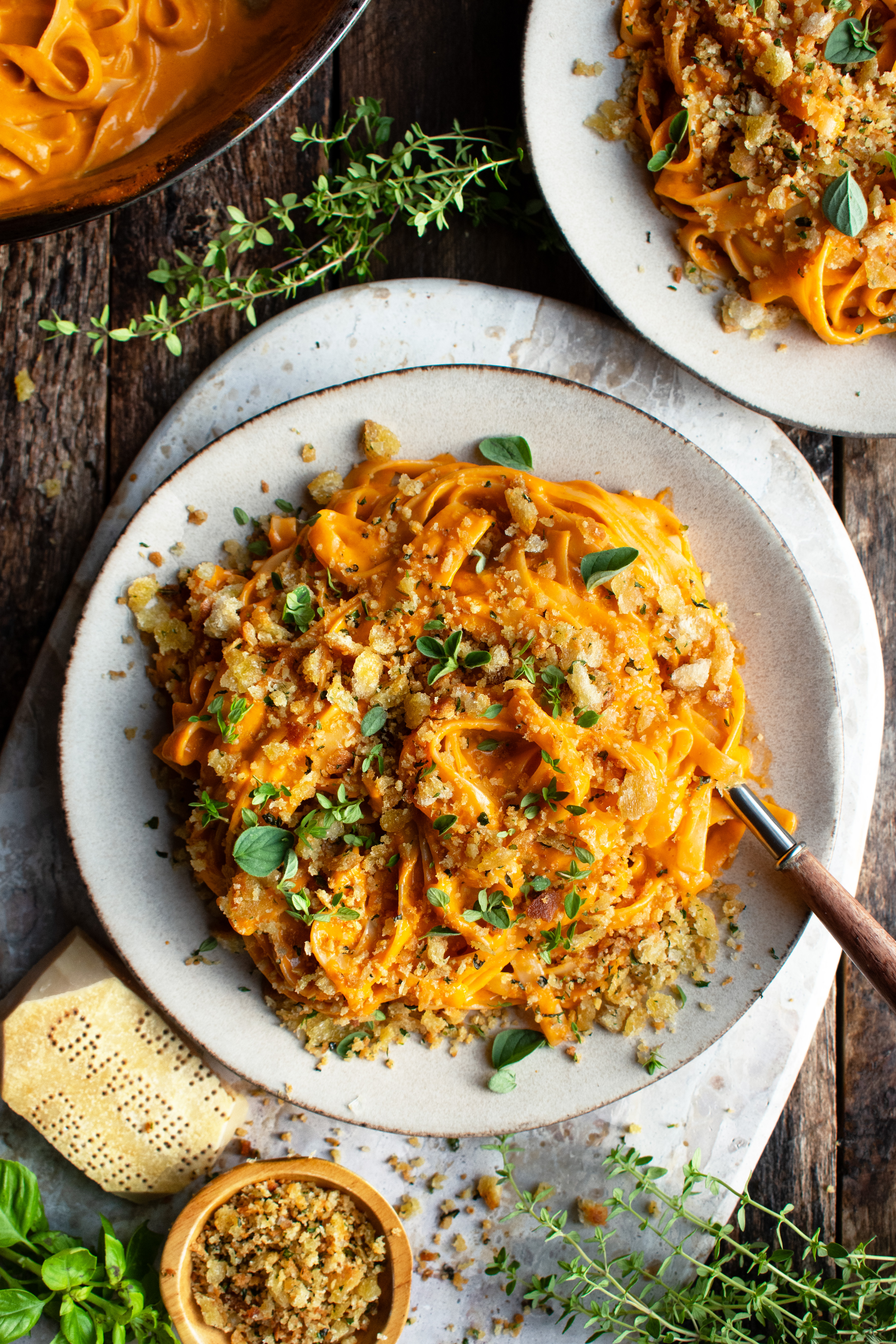 Authentic History Pasta with Herb-Infused Tomato Sauce