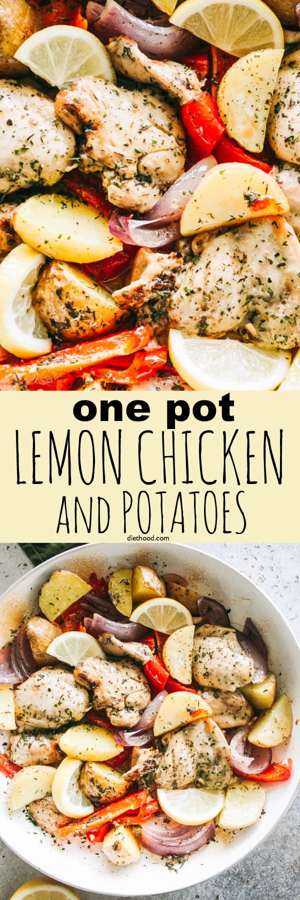 One-Pot Lemon Chicken with Sweet Potatoes
